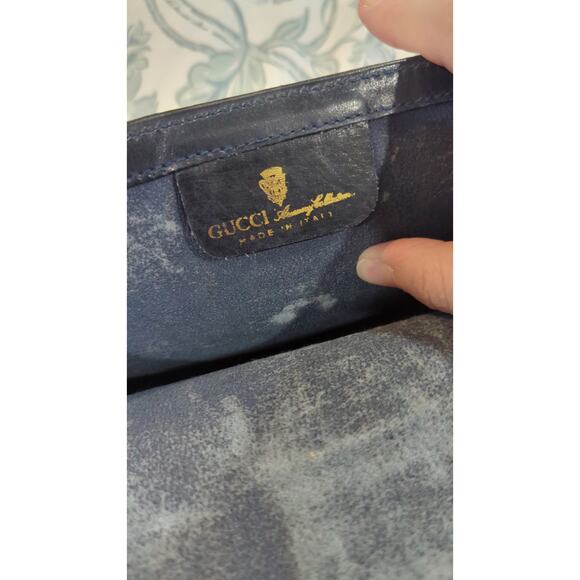 Vintage GUCCI Sherry Line Ophidia PVC Leather Clutch Bag - Picture 3 of 14